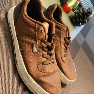 Bass Men's Brown Leather Sneakers